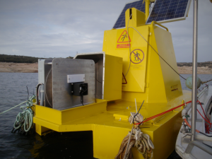 Intelligent Winch mounted in an EcoHydros profiler